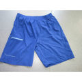 Yj-3020 Mens Blue Elástico Stretch Athletic Gym Shorts Quick Dry